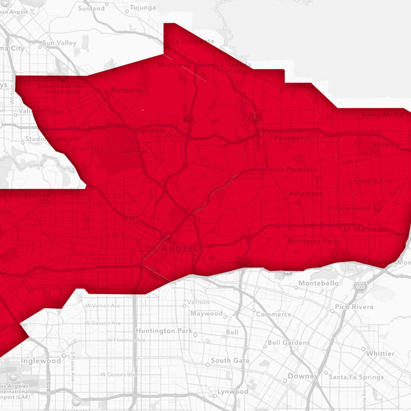 Power Up Electric Service Areas 2022